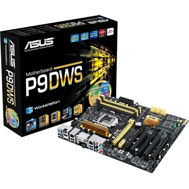 ASUS ASUS P9D WS Workstation Motherboard Socket H3 LGA-1150 — product photo