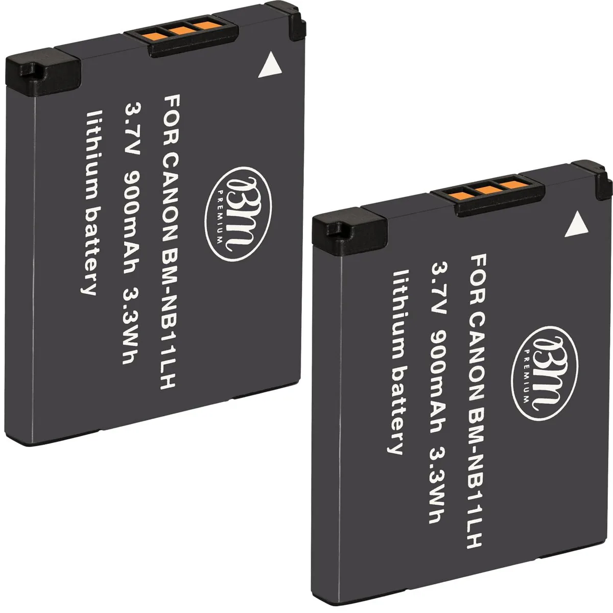  BM Premium NB-11LH 900mAh Li-ion Battery 2 Pack — product photo
