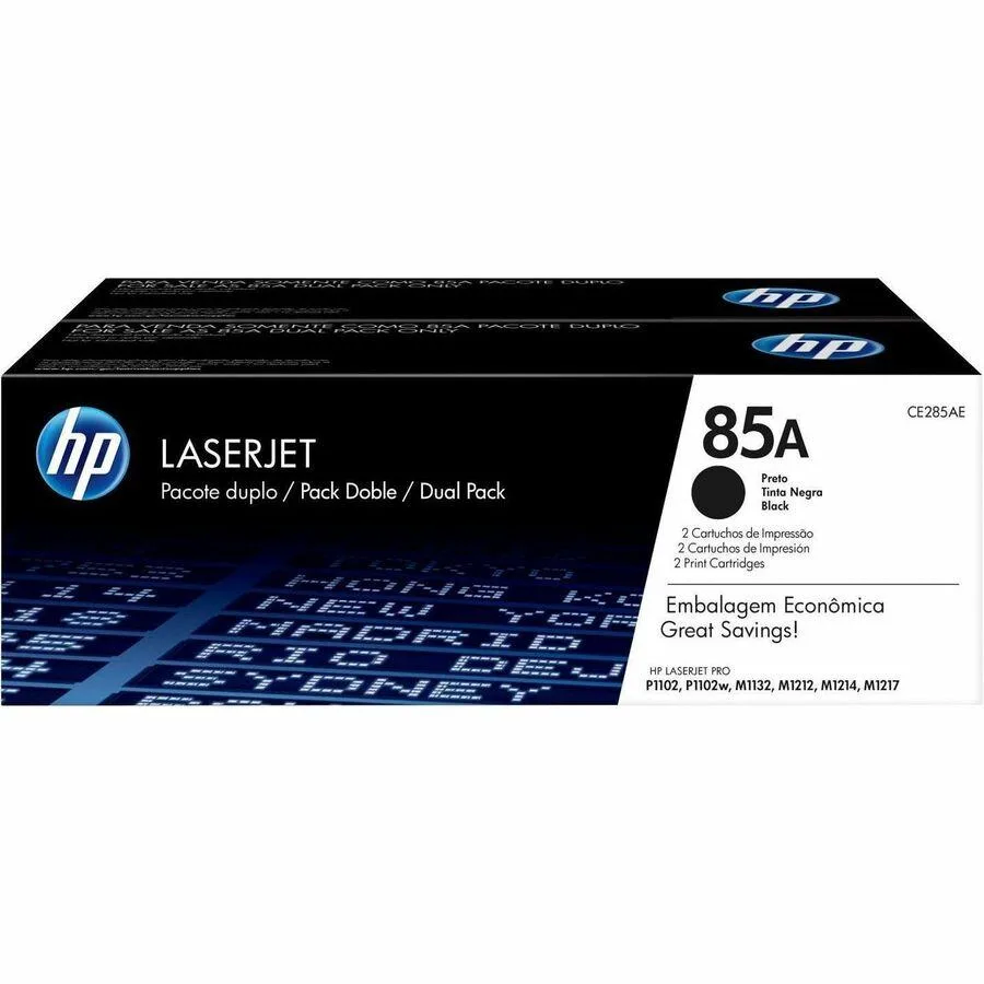 HP HP CE285AD 85A Black Toner 2-Pack 1600 Pages — product photo