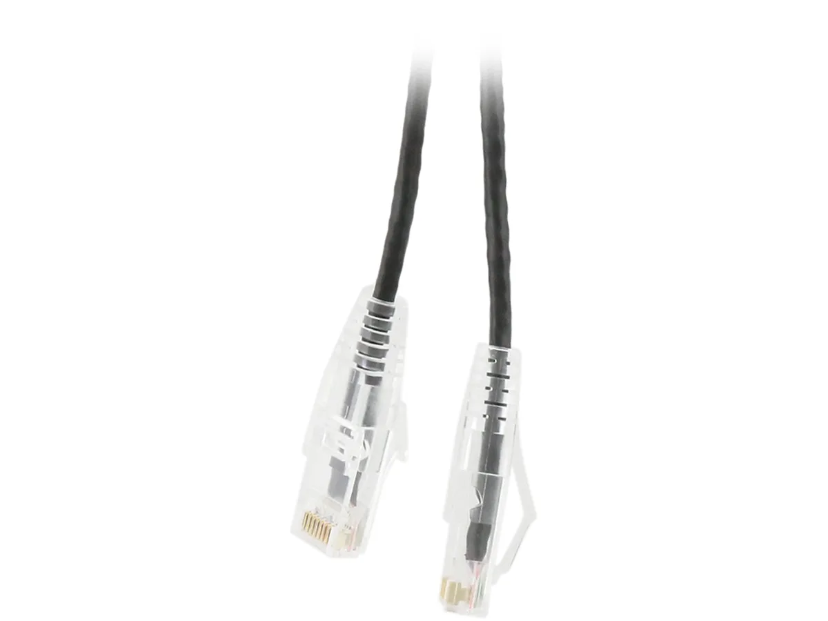 Nippon Labs Nippon Labs SLCAT6-28-3BK network ethernet cable 28 AWG Cat6 3 ft Black — product photo