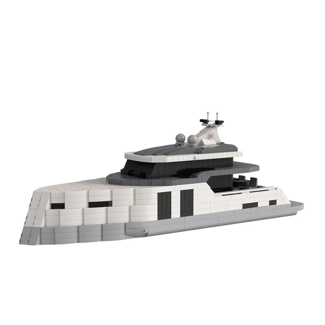 ZITIANYOUBUILD ZITIANYOUBUILD MOC-156543 Large Super Luxury Yacht Model 11531PCS — product photo