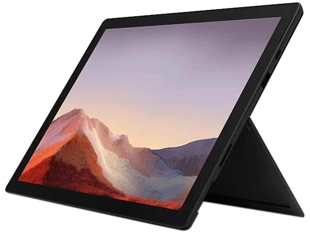 Microsoft Microsoft Surface Pro 7 PWG-00003-R 2-in-1 laptop i7-1065G7 16 GB 256 GB 12.3" Matte Black refurbished — product photo