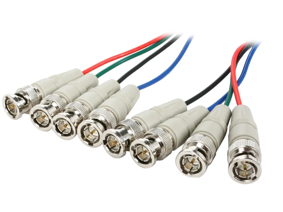 sakose sakose 4BNC-6MM 6 ft 4BNC to 4BNC cable beige male to male — product photo