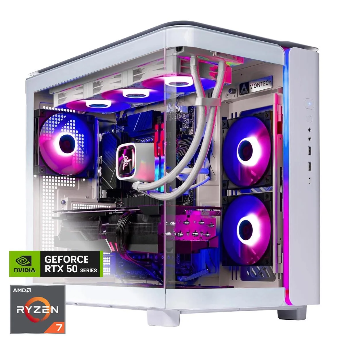 Skytech Skytech King 95 Gaming PC Ryzen 7 9800X3D RTX 5080 64GB DDR5 4TB NVMe — product photo