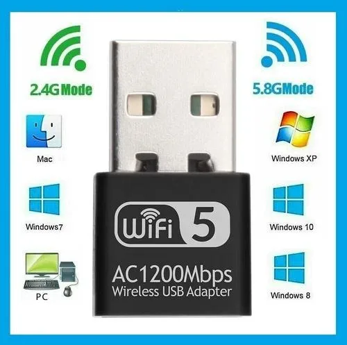  LinkStyle AC1200 dual-band USB 3.0 Wi-Fi adapter — product photo