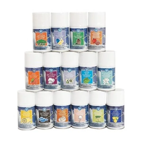 HOSPECO HOSPECO 07909 Metered Air Freshener Refill 7 oz Baby Powder Pack 12 — product photo