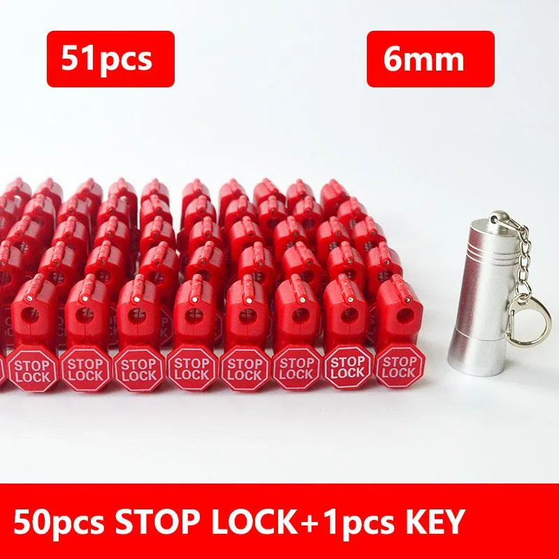 Bluesky Marketplace Bluesky Marketplace Stop Lock Security Hook 6mm 50-pack with Magnetic Key — product photo