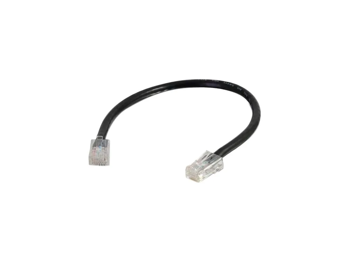 sakose sakose 04085 Cat6 network ethernet cable 1 ft black 2-pack — product photo