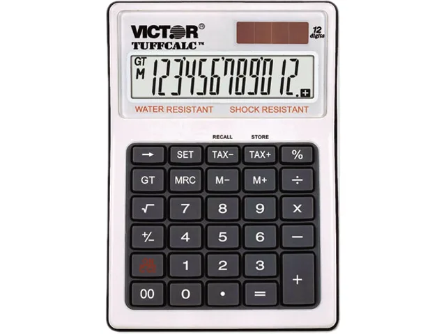 Victor Victor 99901 12-Digit Water-Resistant Calculator Educational Supply — product photo