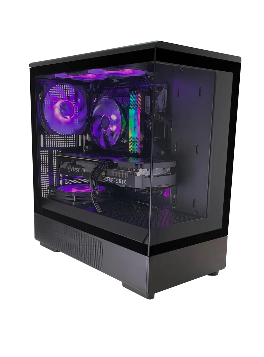 GRI GRI Gaming Desktop i7-14700K 16GB DDR4 RTX 3060 12GB 1TB NVMe Zalman 3 Fans WiFi 6E — product photo
