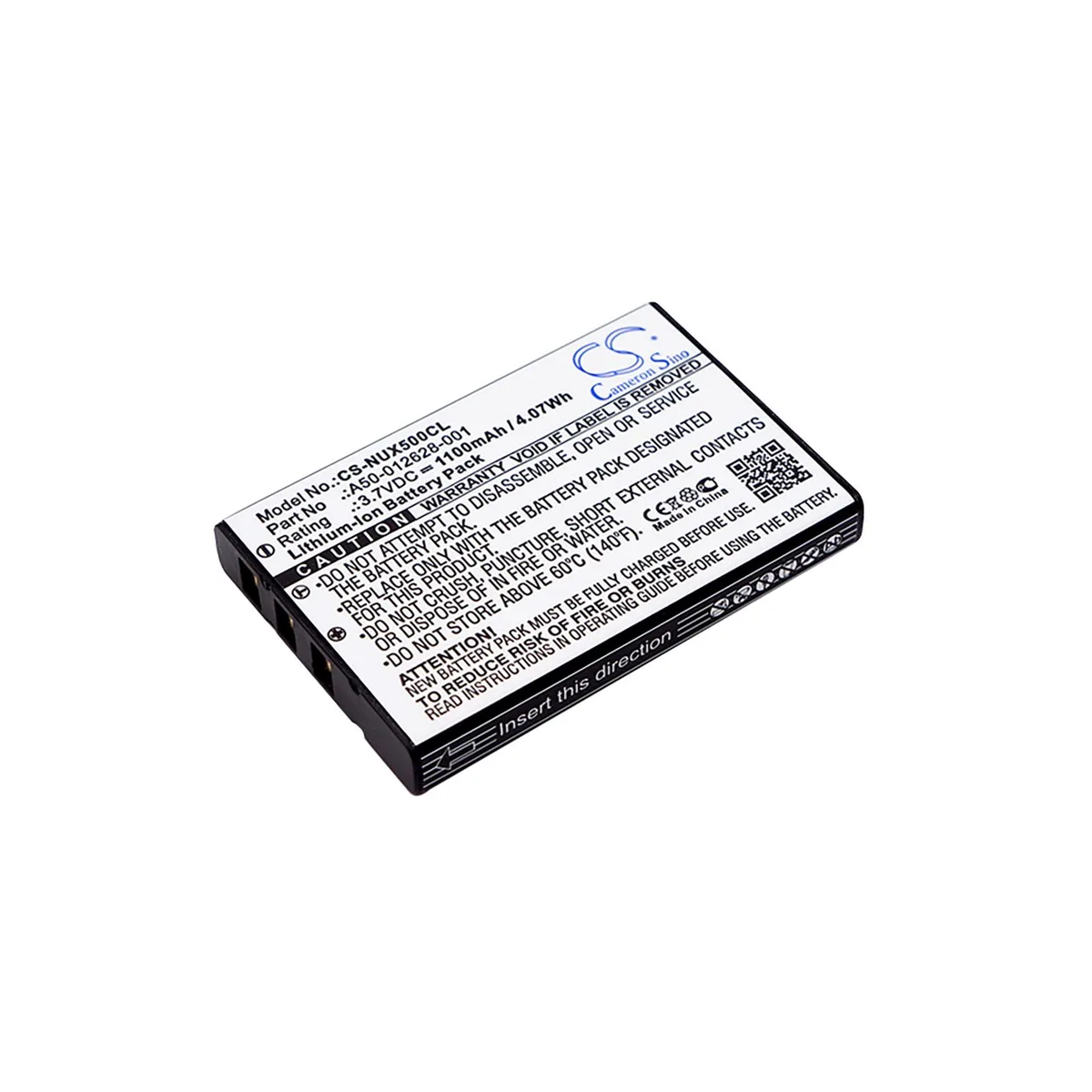 Cameron &amp; Co Cameron &amp; Co DS-CS-NUX500CL Li-ion 1.1 Ah battery — product photo