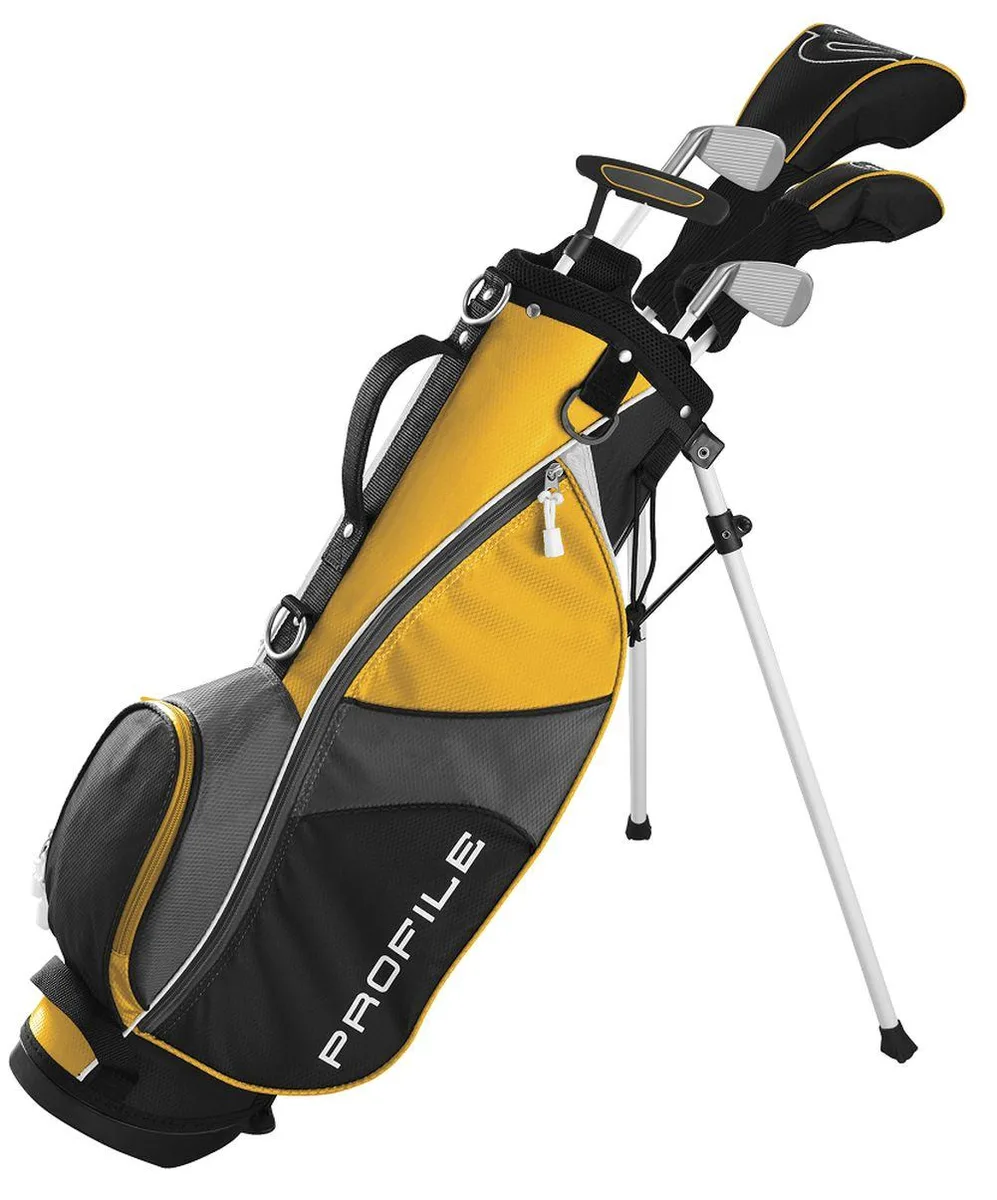 Wilson Sporting Goods Co. Wilson Profile JGI Junior Medium Yellow Left-Handed Graphite Golf Club Set — product photo