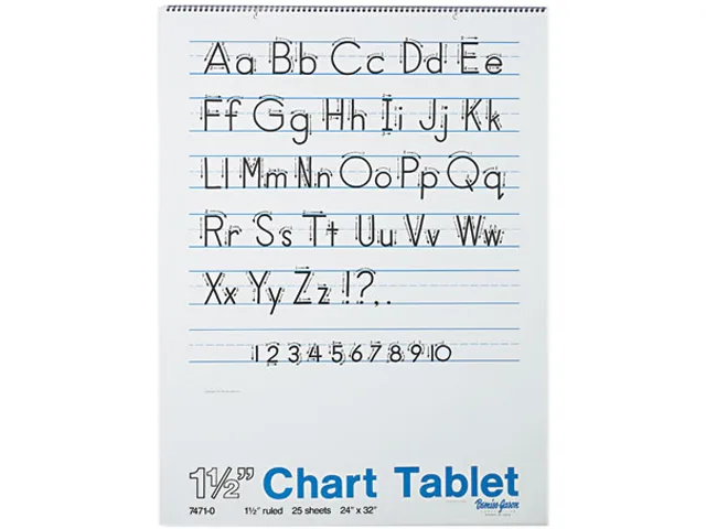 Pacon Pacon 74710 Chart Tablet Ruled 24 x 32 25 Sheets — product photo