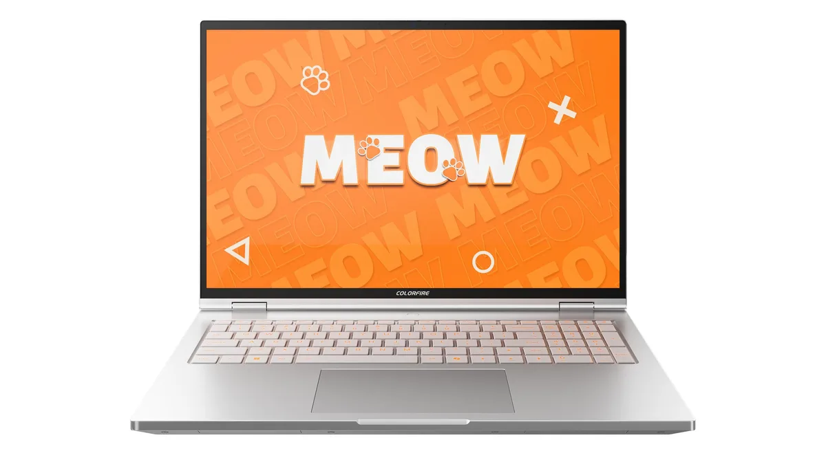 Colorfire Colorfire MEOW R16 Ultra RTX 5070 32GB gaming laptop — product photo