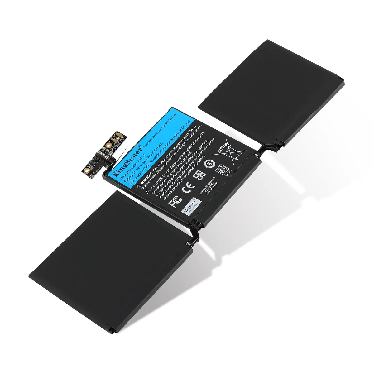 KingSener KingSener A1713 laptop battery 11.4V 54.5Wh for MacBook Pro 13.3 A1708 2016 2017 — product photo