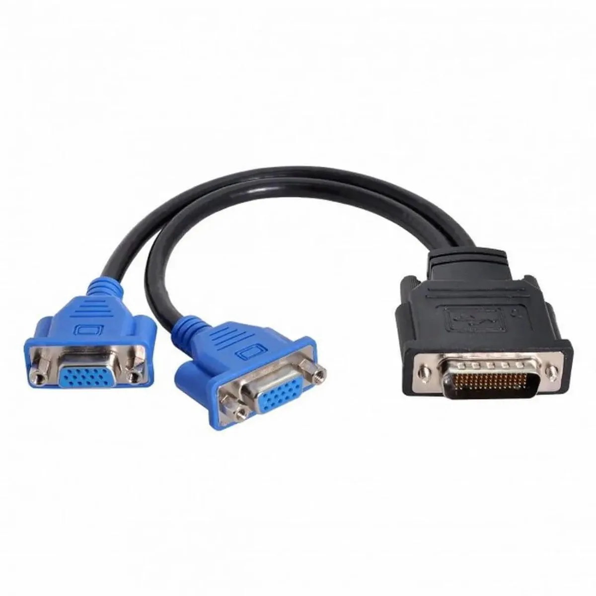 SMUGDESK SMUGDESK 60Pin DMS59 Male to Dual VGA RGB Female Extension Cable — product photo