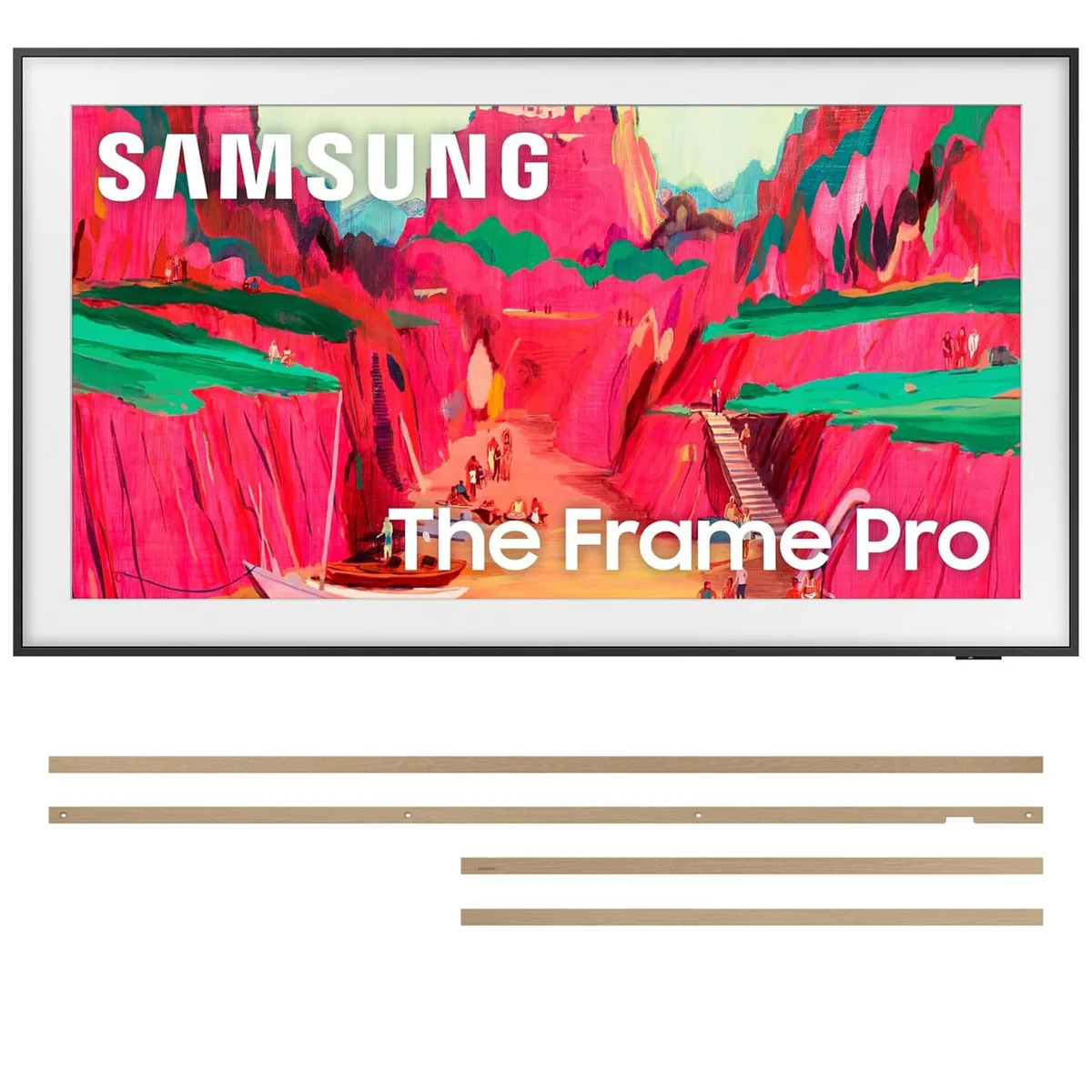 SAMSUNG SAMSUNG QN65LS03FWFXZA 65" 4K Neo QLED 120Hz TV Modern Teak Bezel — product photo