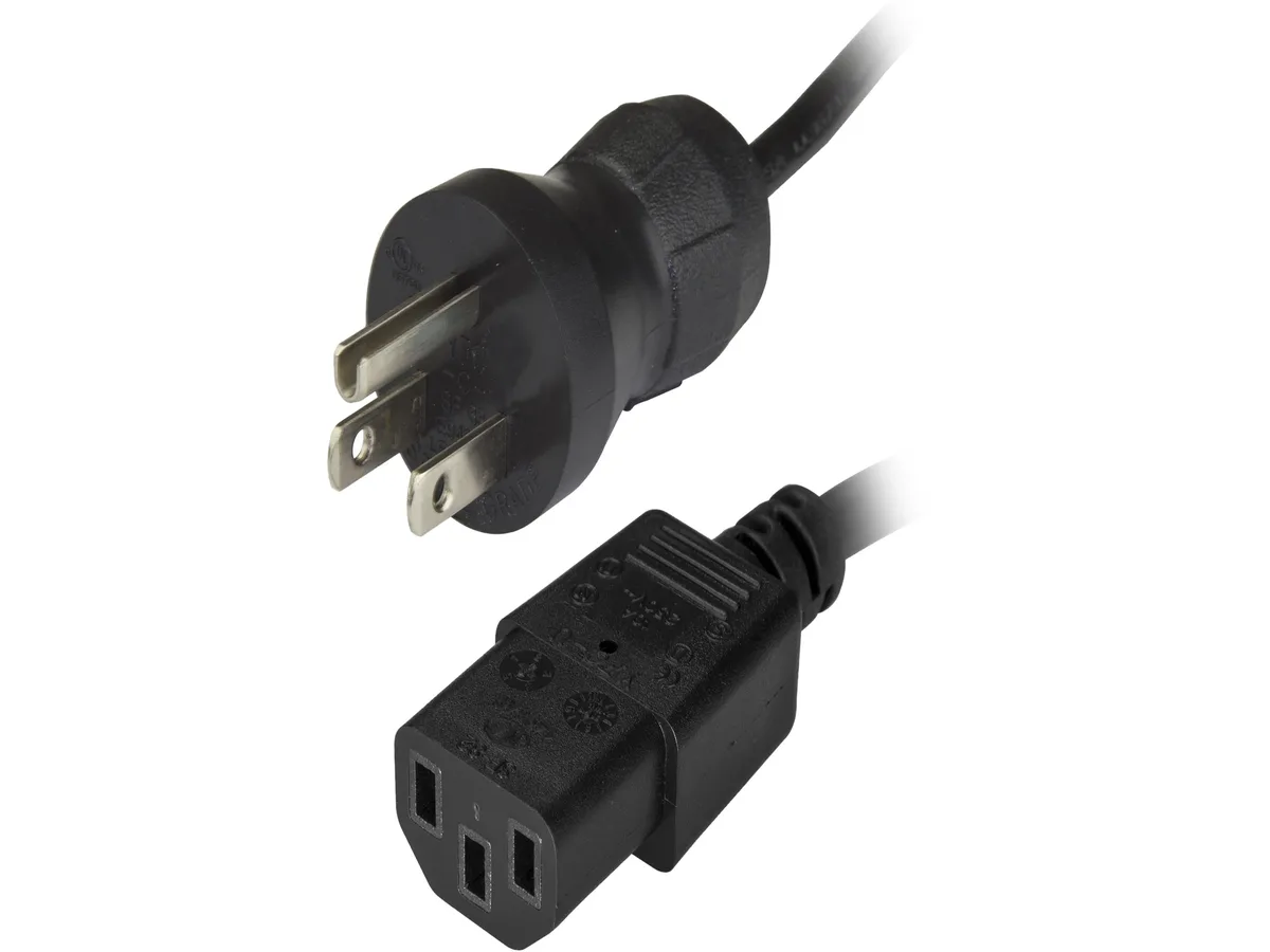 STARTECH STARTECH PXTMG1013 3 ft Hospital Grade Computer Power Cord NEMA 5-15P to C13 — product photo