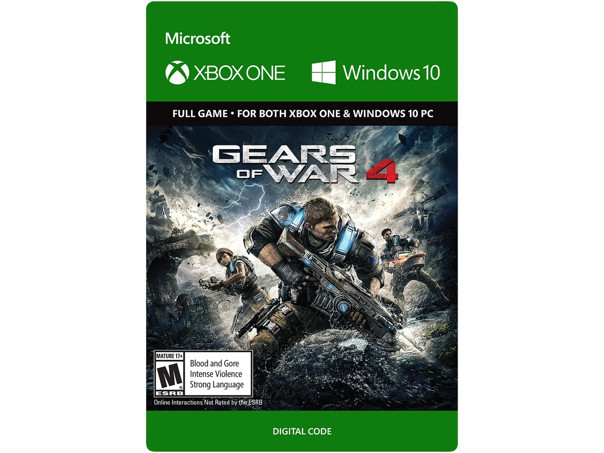 Microsoft Microsoft G7Q-00027 Gears of War 4 Standard Edition downloadable game — product photo