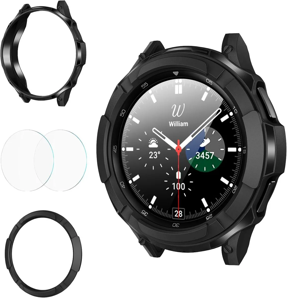 ETEIZU ETEIZU 3 in 1 accessory kit for Galaxy Watch 4 Classic 46mm — product photo
