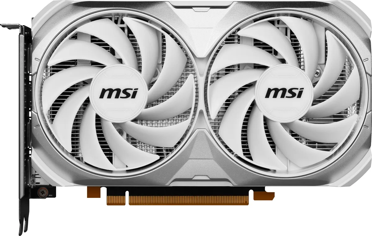 MSI MSI RTX 4060 VENTUS 2X WHITE 8G OC graphics card — product photo