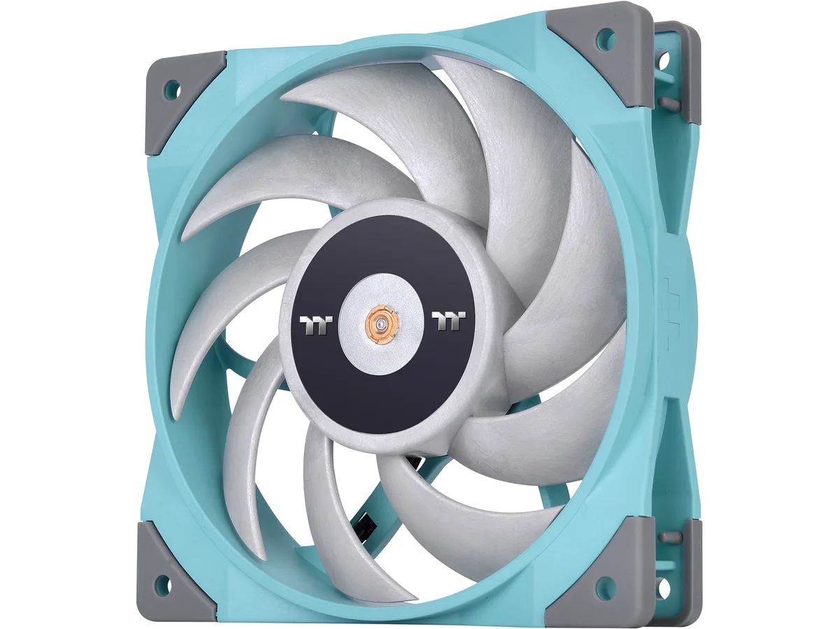 Thermaltake Thermaltake ToughFan 12 Turquoise 2000 PWM 120mm case fan CL-F117-PL12TQ-A — product photo