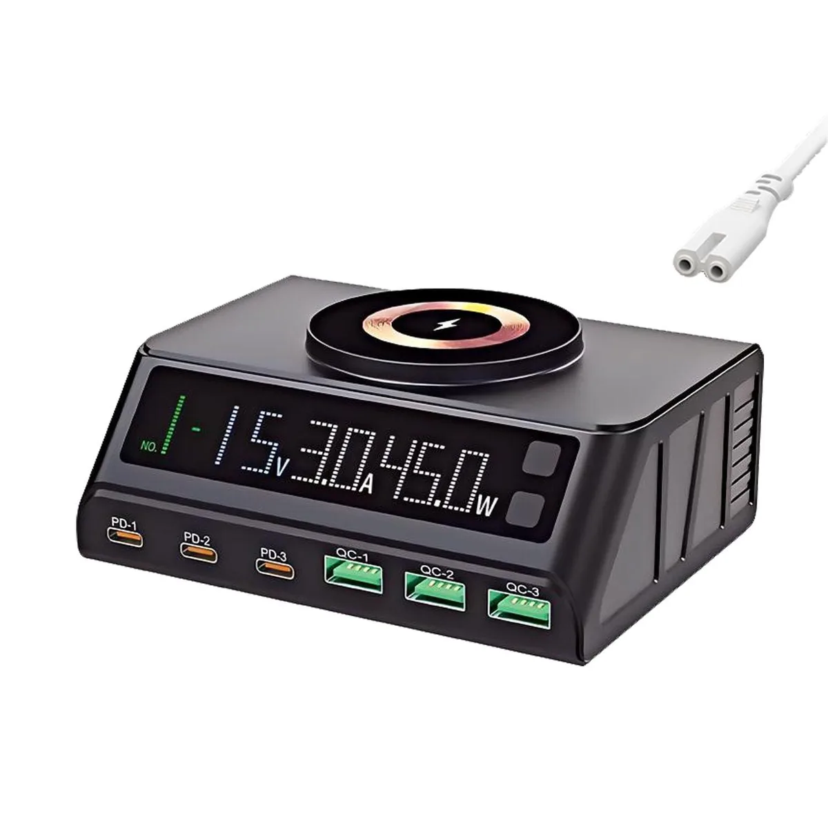 KEHIPI KEHIPI WLX-M9A 110W 6-Port USB Charger Black — product photo