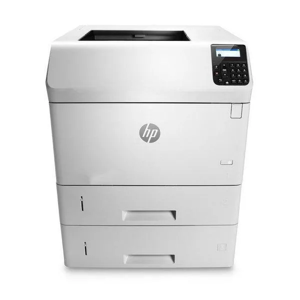 HPE HPE LaserJet Enterprise M605TN laser printer with extra paper feeder — product photo