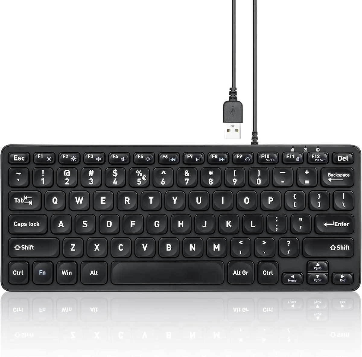 Perixx Perixx PERIBOARD-432 Wired Mini USB Keyboard — product photo