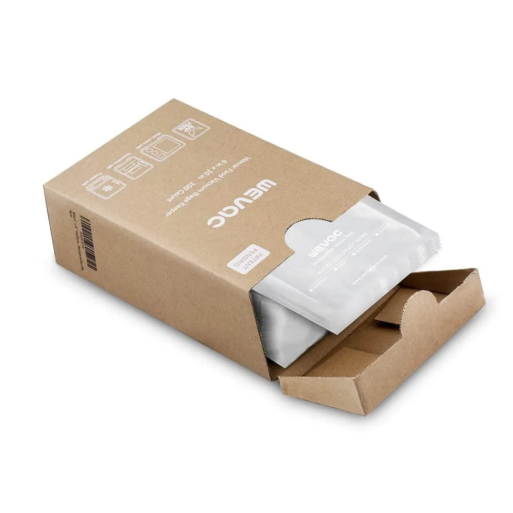 Wevac 6" x 10" 200 Count PreCut Pint Vacuum Sealer Bags — product photo