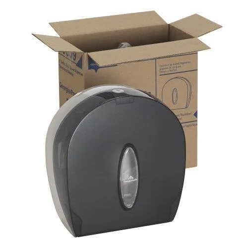 Georgia Pacific Georgia Pacific 59009 Jumbo Jr Tissue Dispenser 9in Roll Translucent Smoke — product photo