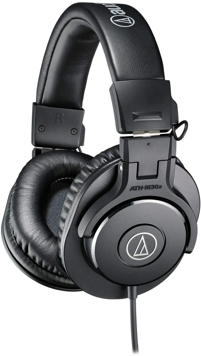 Audio-Technica Audio-Technica ATH-M30x 40 mm studio monitor headphones black — product photo