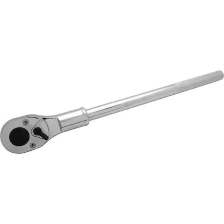 Dynamic D019301 3/4 inch drive ratchet chrome finish 24 teeth knurled handle