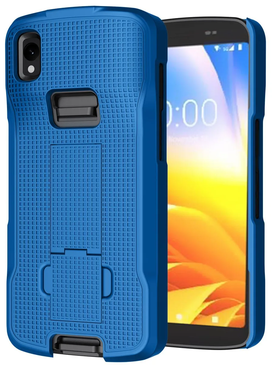 Nakedcellphone Nakedcellphone Textured Kickstand Case for Zebra TC22 TC27 Cobalt Blue — product photo