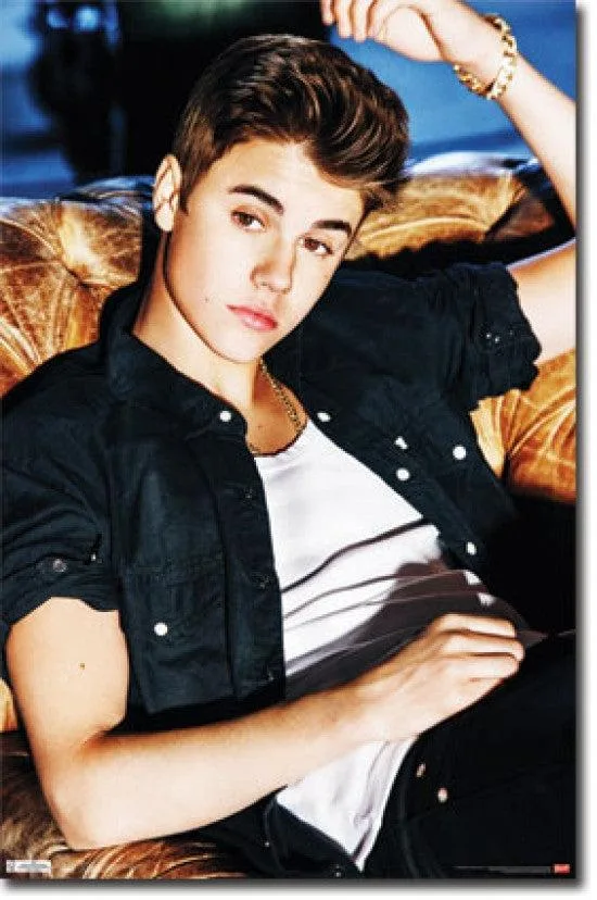 Justin Bieber JB poster print 24 by 36 inches on heavy stock paper