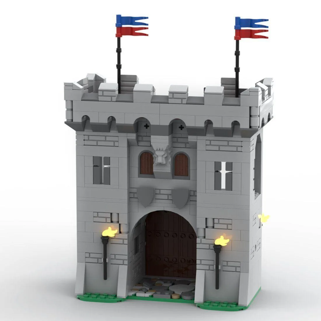 ZITIANYOUBUILD ZITIANYOUBUILD MOC-77977 Medieval Modular Gatehouse 454 Parts — product photo