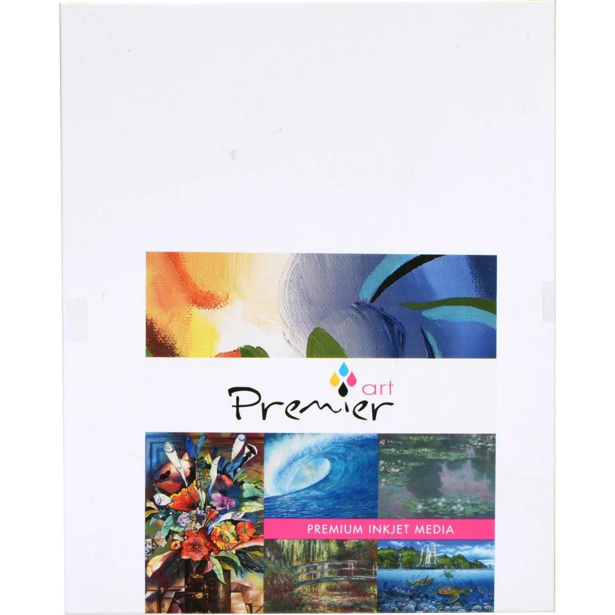 Premier Imaging Products Premier Imaging Products PremierArt Museum Bright Satin Canvas paper 350g 19mil 11x17" 10 Sheets — product photo