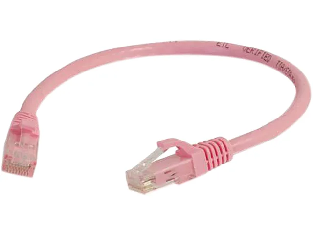 Cables To Go Cables To Go 04049 Cat6 network ethernet cable pink 7 ft 2.13 m — product photo