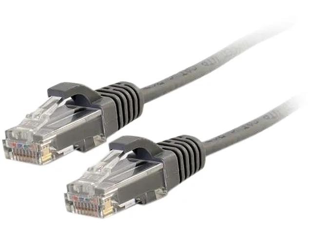 Cables To Go Cables To Go 01085 network ethernet cable Cat6 1 ft Gray 28AWG — product photo
