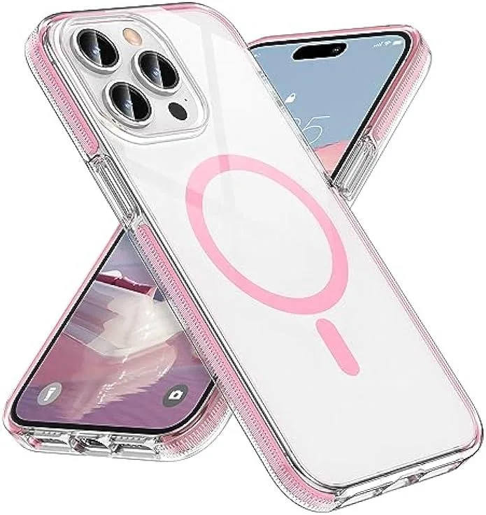 KINGARD KINGARD iPhone 15 Pro Max Case MagSafe Pink — product photo