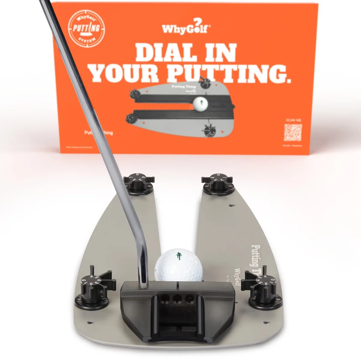  WHYGOLF Putting Thing Golf Training Aid 0.372 kg 16 mm Black — product photo
