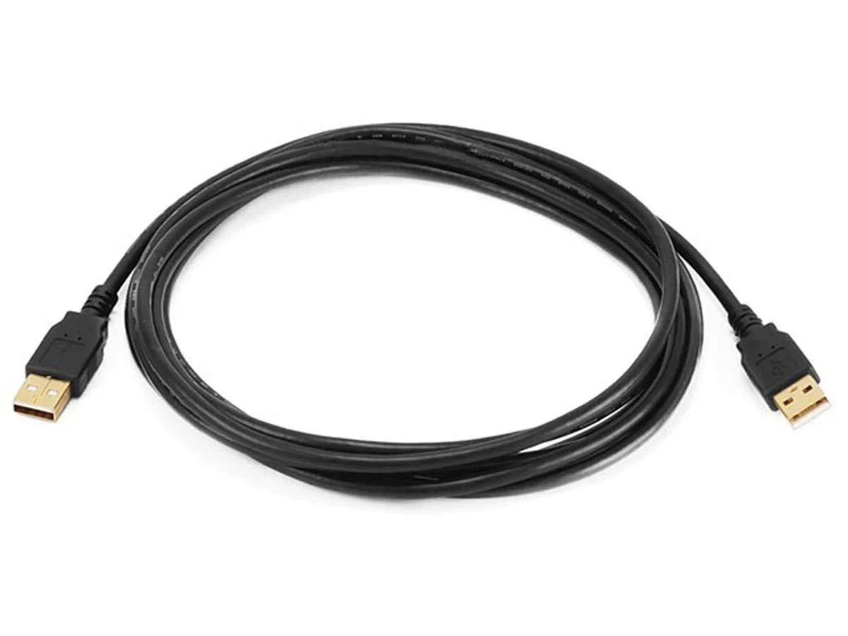 No Sew No Sew USB 2.0 A Male to A Male 28/24AWG Gold Plated Cable 10 ft — product photo