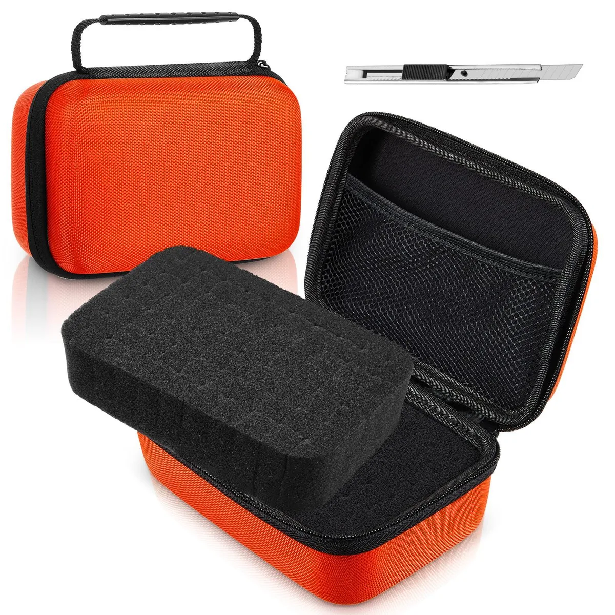  Relaxweex Hat1527 EVA Hard Case 7.1 x 4.7 x 3.1 Inch Orange — product photo