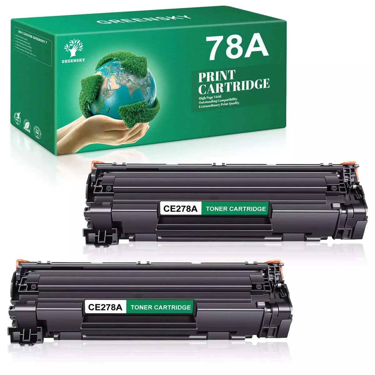 V4ink V4ink CE278A 78A Black Toner Cartridge 2PK — product photo