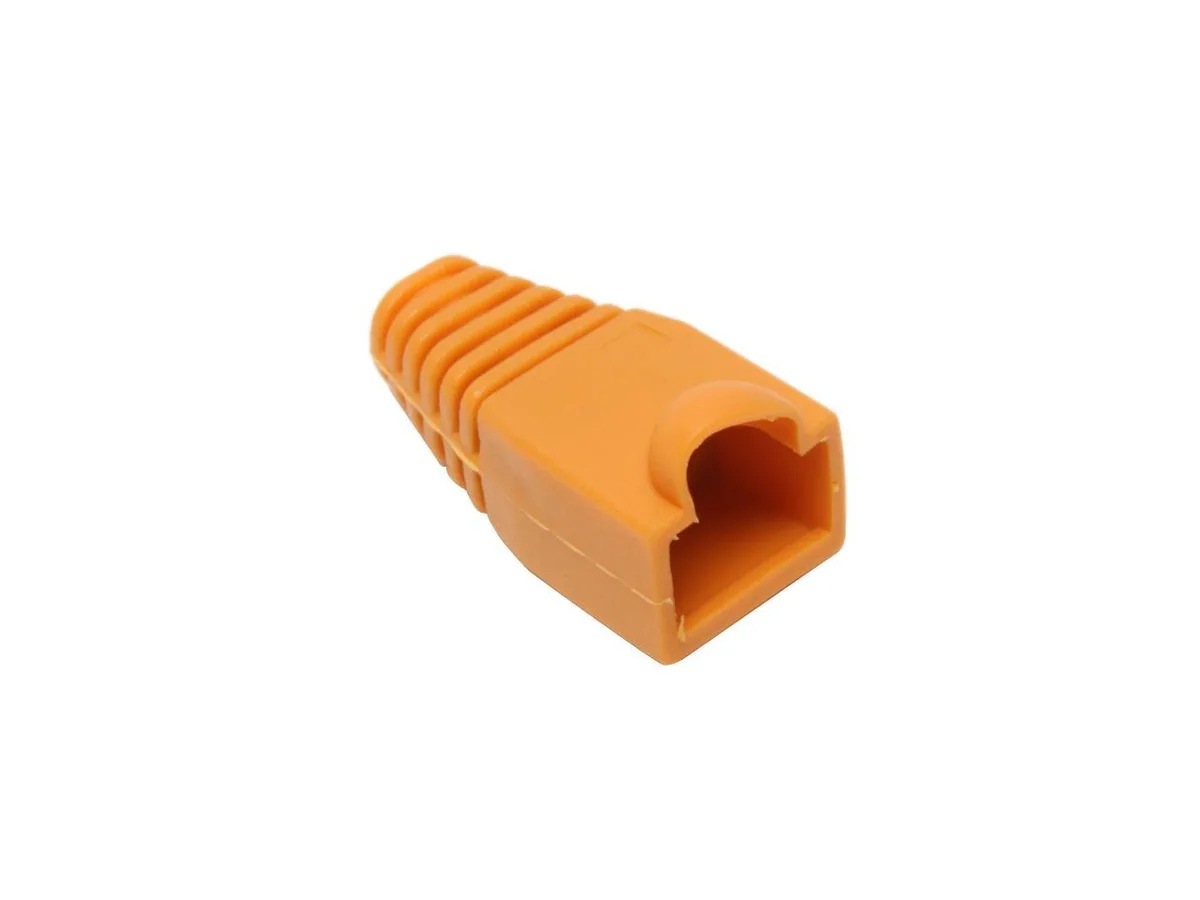 sakose sakose C6BOOT-O Orange Snagless RJ45 Boots 50-Pack — product photo