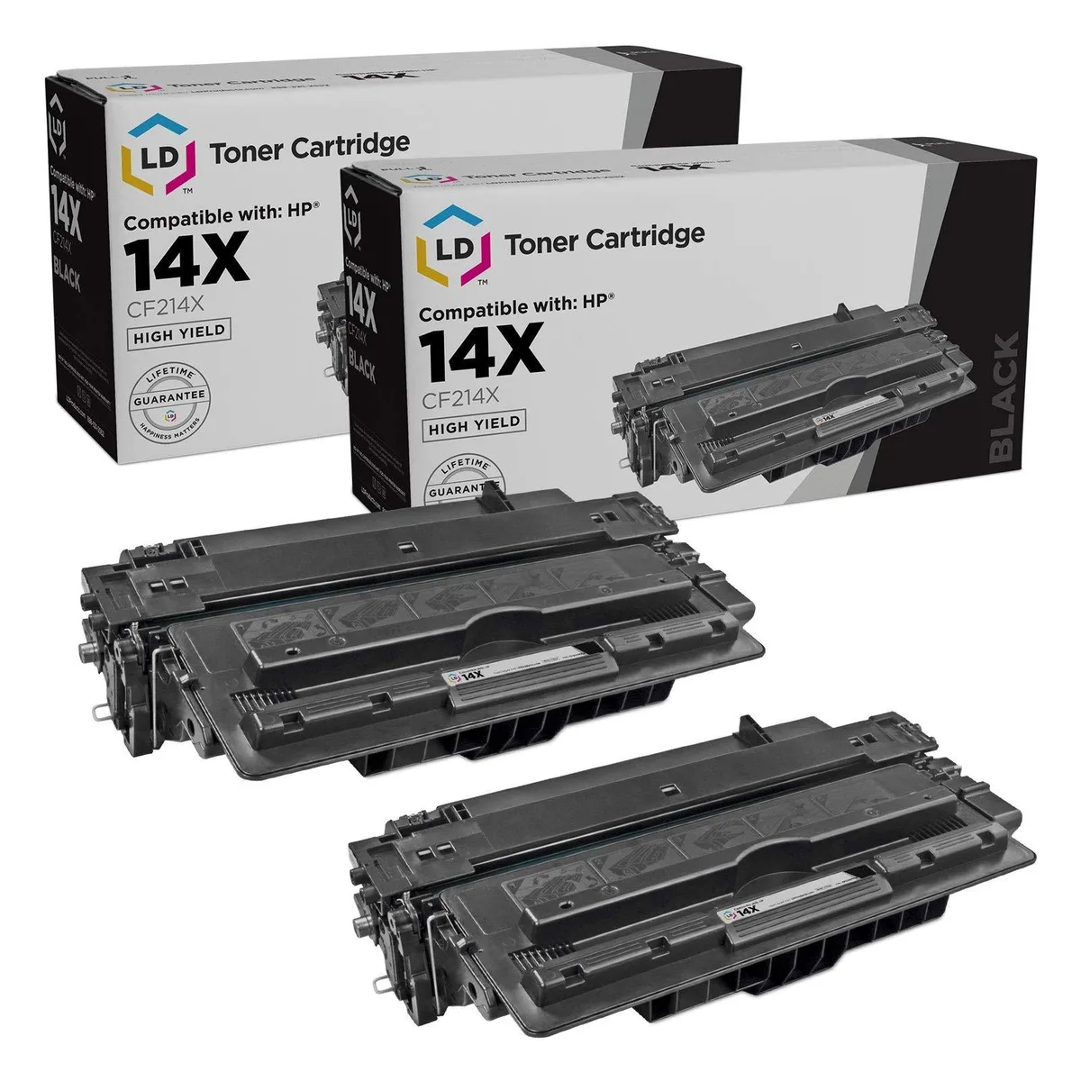 LD Products LD Products CF214X High Yield Black Toner Cartridge 2-Pack — product photo