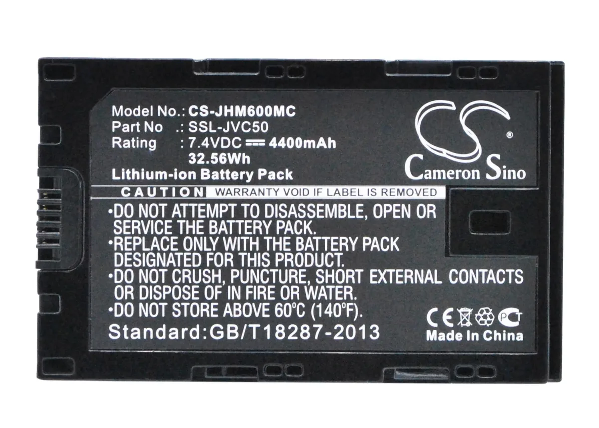 Cameron &amp; Co Cameron &amp; Co DS-CS-JHM600MC camera battery 7.4V 4400mAh 32.56Wh — product photo