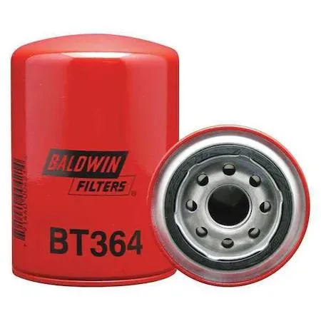 Blue metal spin-on hydraulic filter cylinder with threaded base