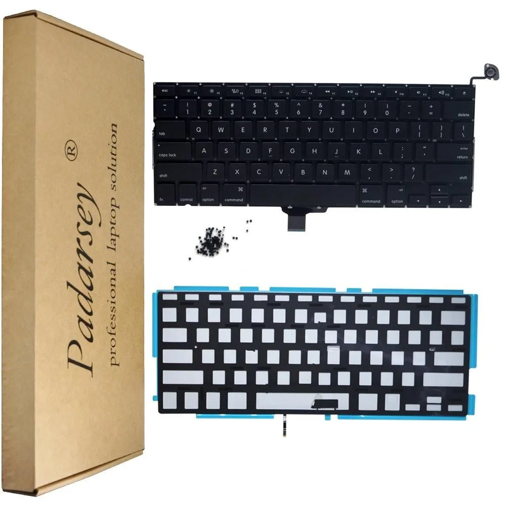 ALSEYE ALSEYE Backlit Keyboard for MacBook Pro 13" A1278 2008-2015 with 80 Screws — product photo