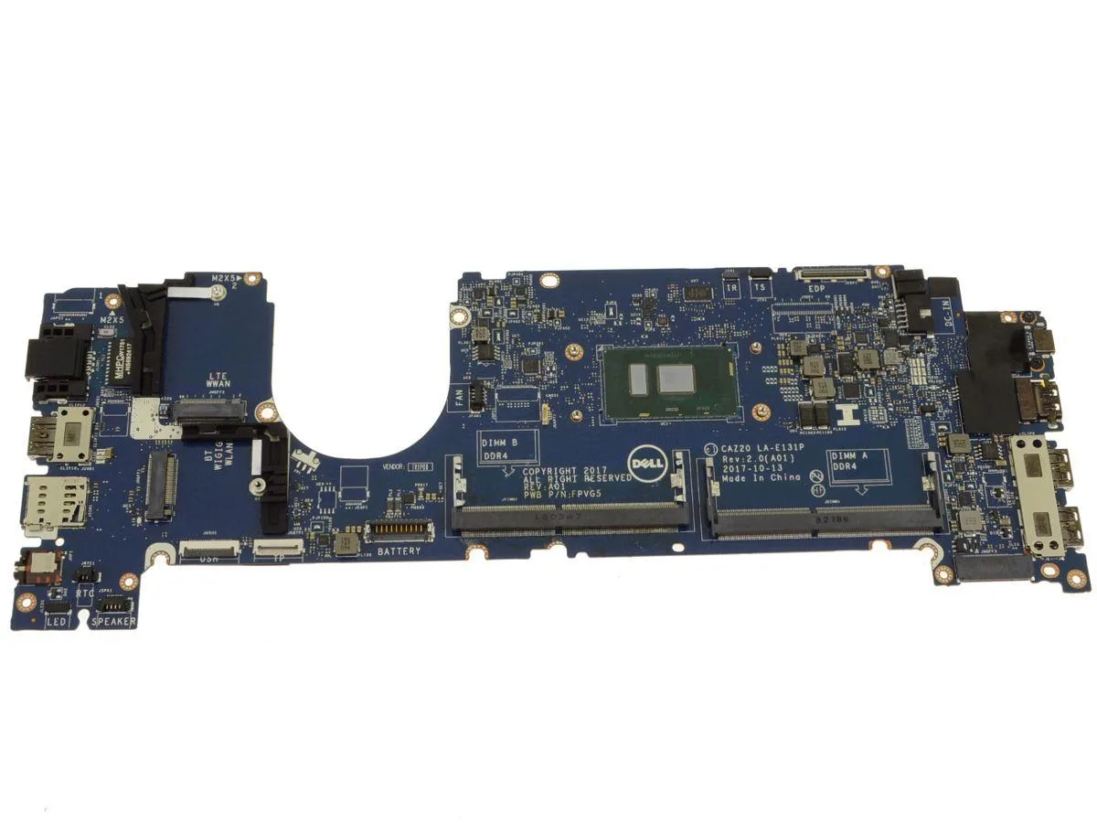 DELL DELL Latitude 7480 Motherboard i5-7300U 2.6GHz Thunderbolt 3 CY3FD — product photo